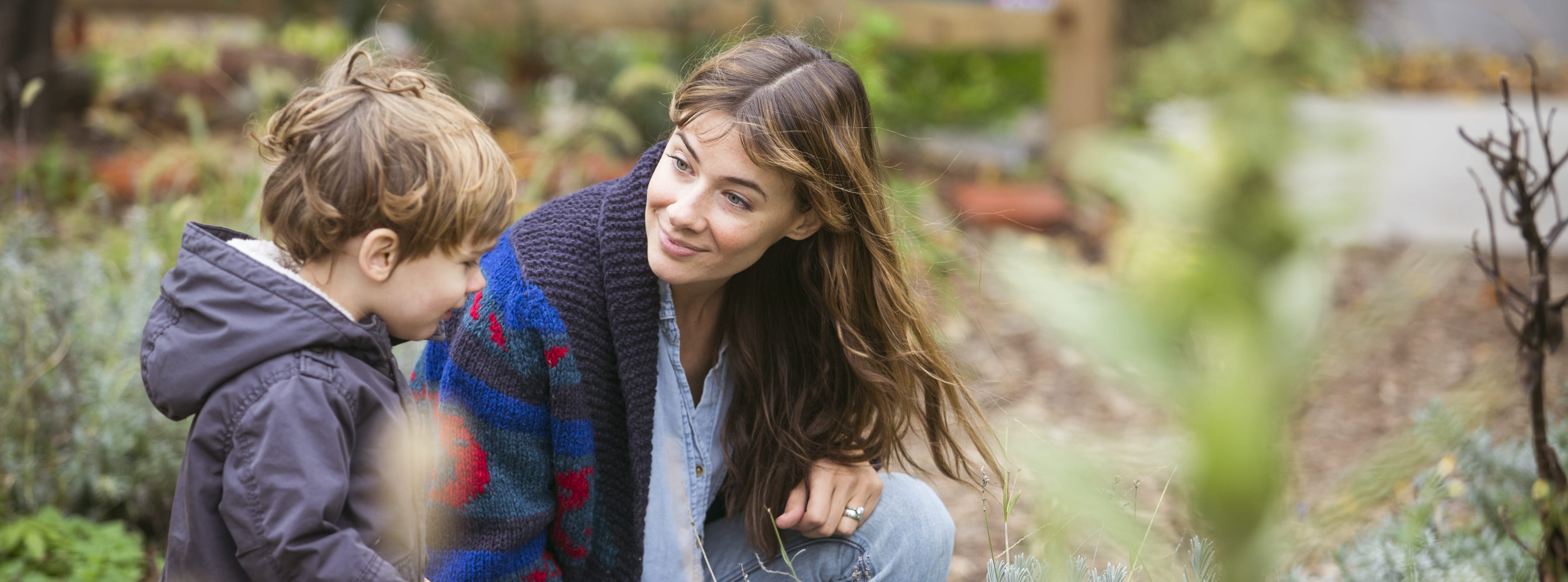 Vanessa Caruso with her son in Everyday Stewardship 2016