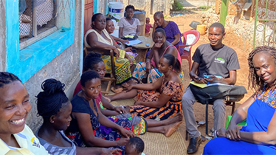 Members of the Mudzo Womens Savings Loan Group in Kenya.