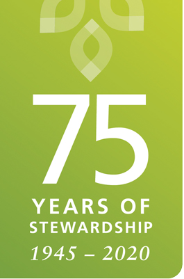 75 years of stewardship graphic