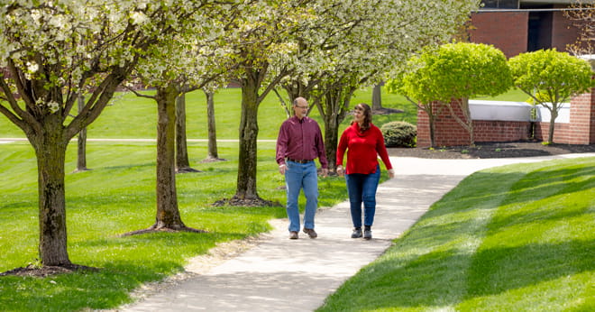 Roger and Jane Stichter at Grace College