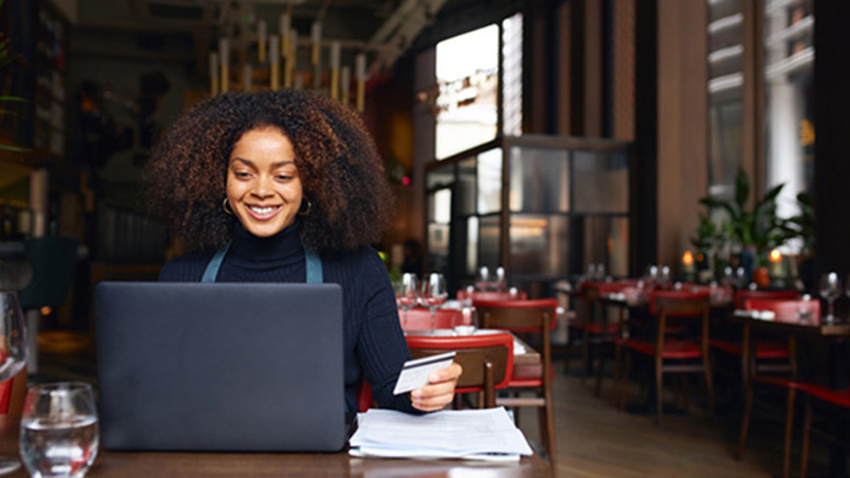 Woman on laptop