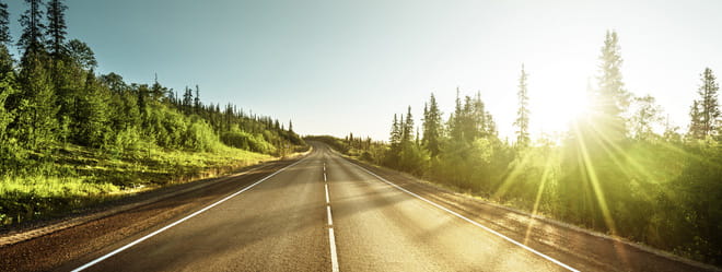 Road in mountains