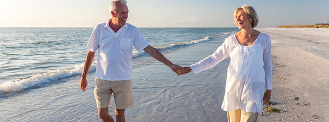 couple on the beach